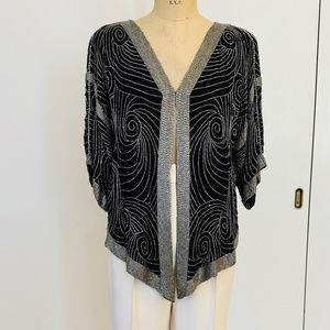 Women's Beaded Cocktail 80's top.